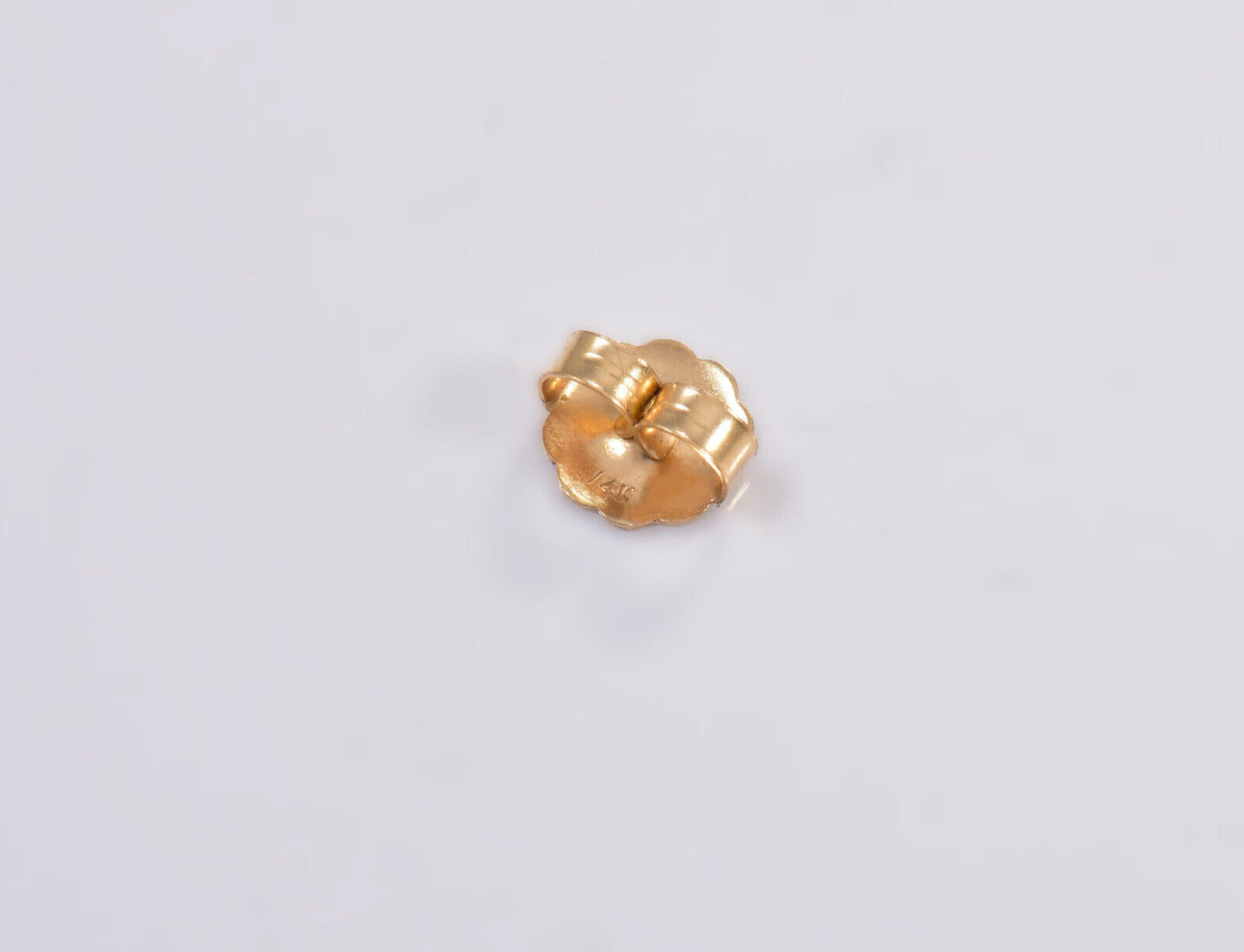 XL 10mm 14K Solid Gold SINGLE (1) Earring Back Extra Large Replacement Fastener