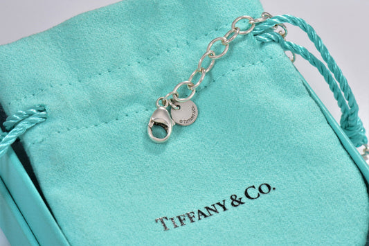 Tiffany & Co Silver Infinity Large Heavy Link 18" Necklace in Box Pouch Rare