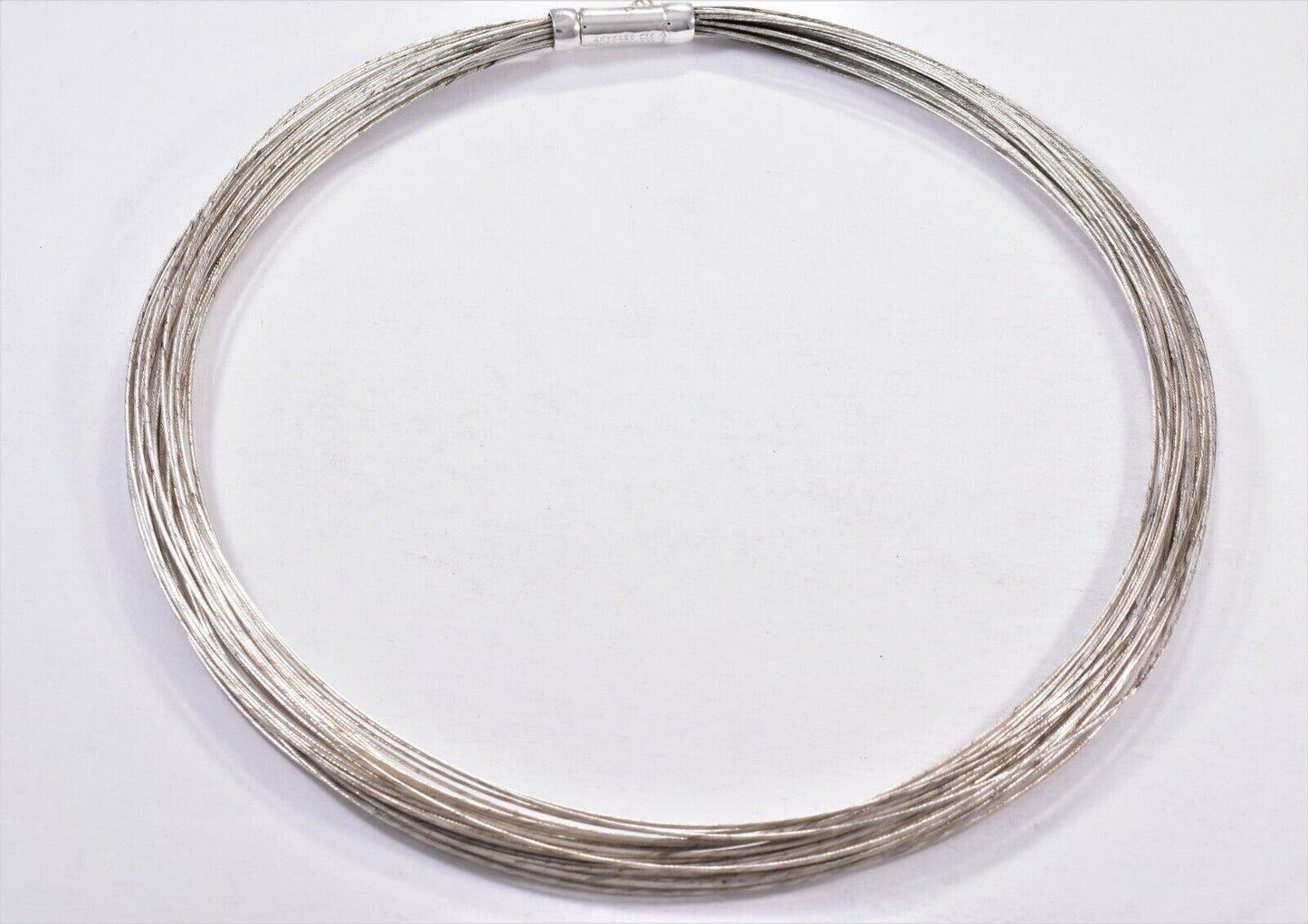 Tiffany & Co Germany Sterling Silver Multi Wire Choker 16" Collar Necklace Rare