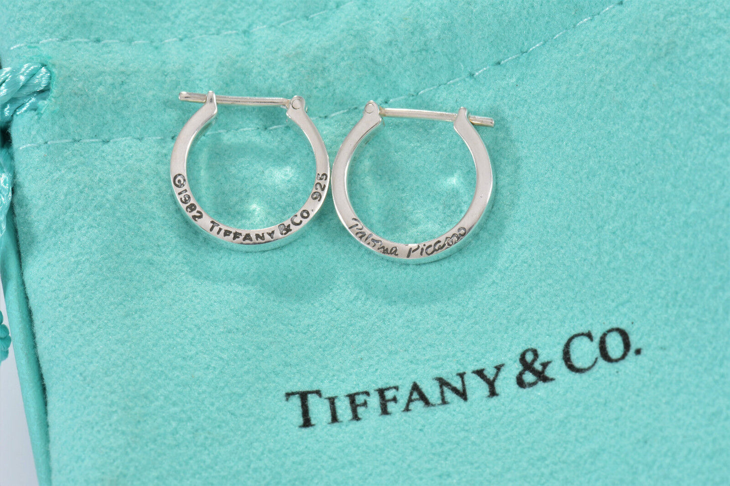 Vintage Tiffany & Co 2 in 1 Paloma Picasso Three Interlocking Hoop Drop Earrings